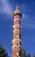 China: A modern minaret-like tower over a shopping centre in Khotan, Xinjiang Province
