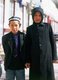 China: Young Uighur brother and sister in Khotan, Xinjiang Province